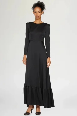 Clearance Abito Lungo in Seta Donna Abiti