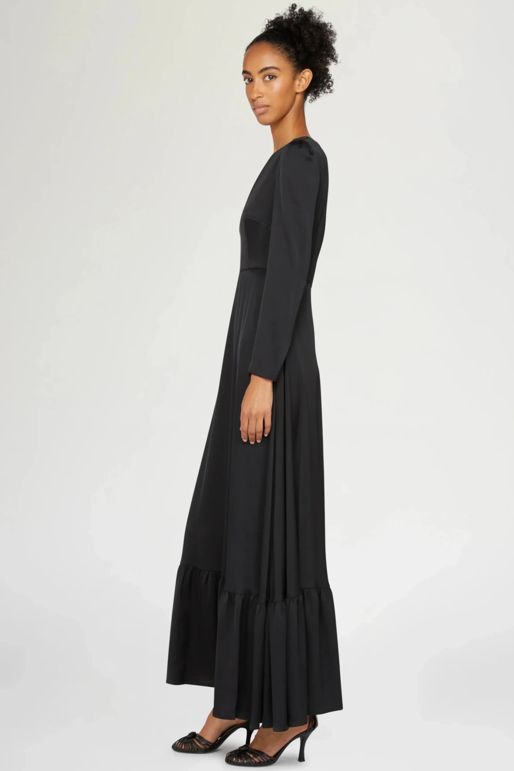 Clearance Abito Lungo in Seta Donna Abiti