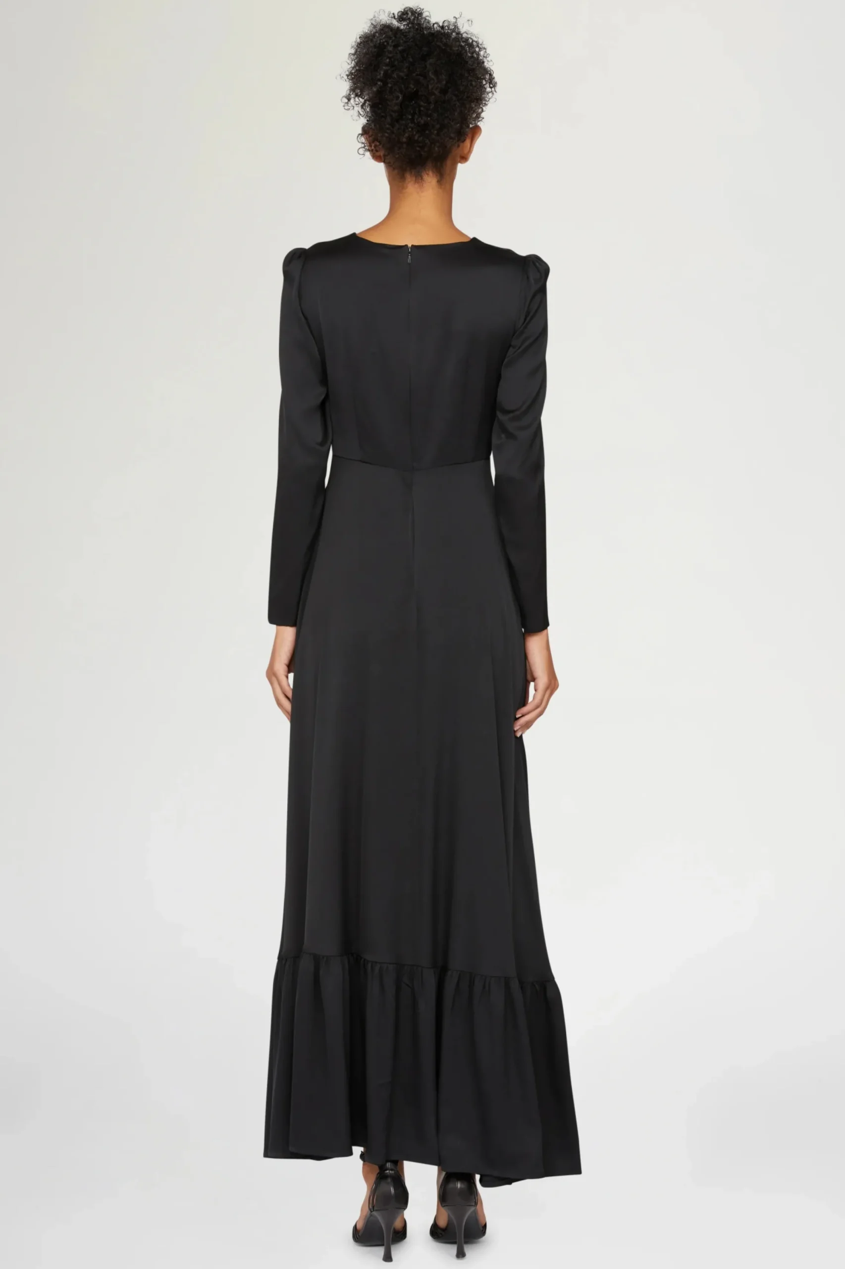 Clearance Abito Lungo in Seta Donna Abiti