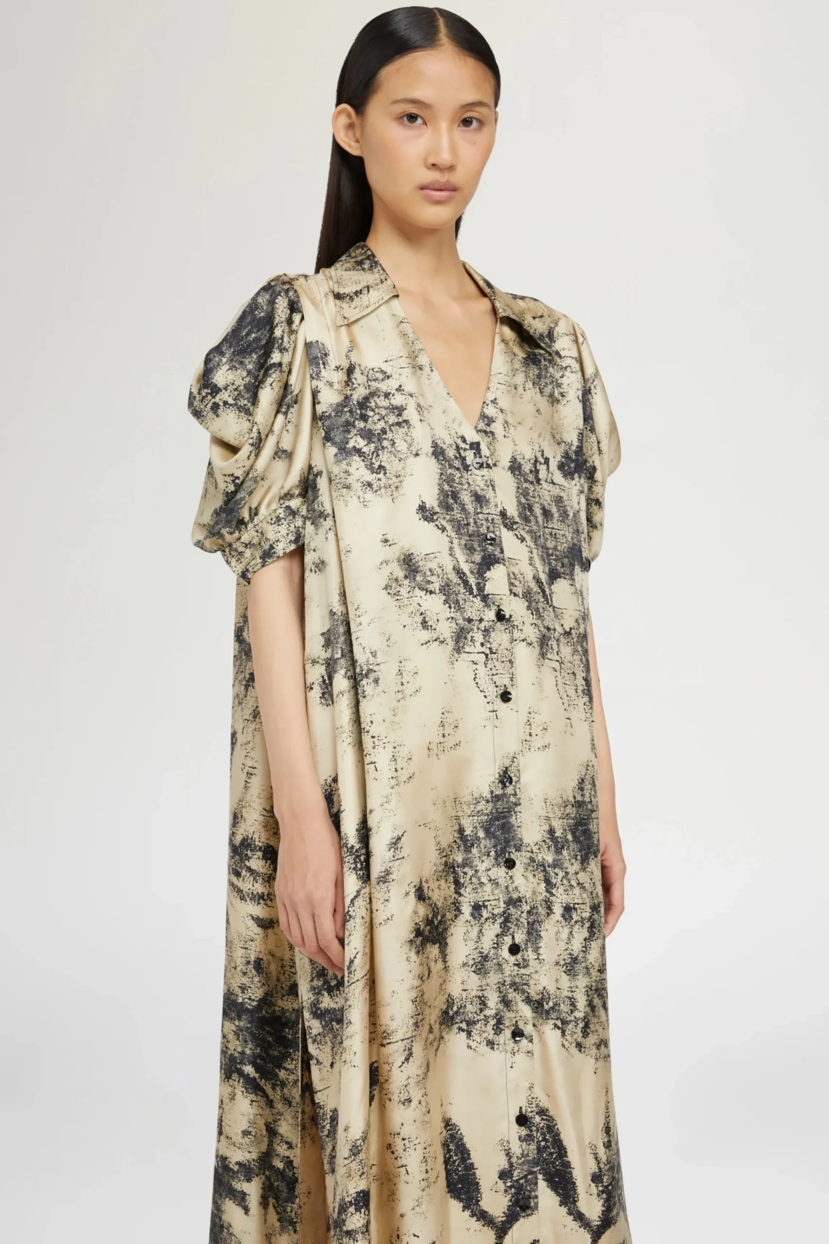 Discount Abito Lungo Stampa Tropicale Donna Abiti