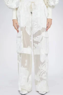 Fashion Bianca Donna Pantaloni
