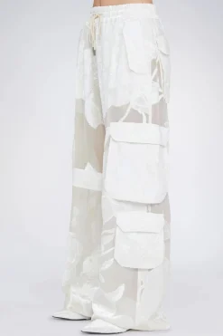 Fashion Bianca Donna Pantaloni