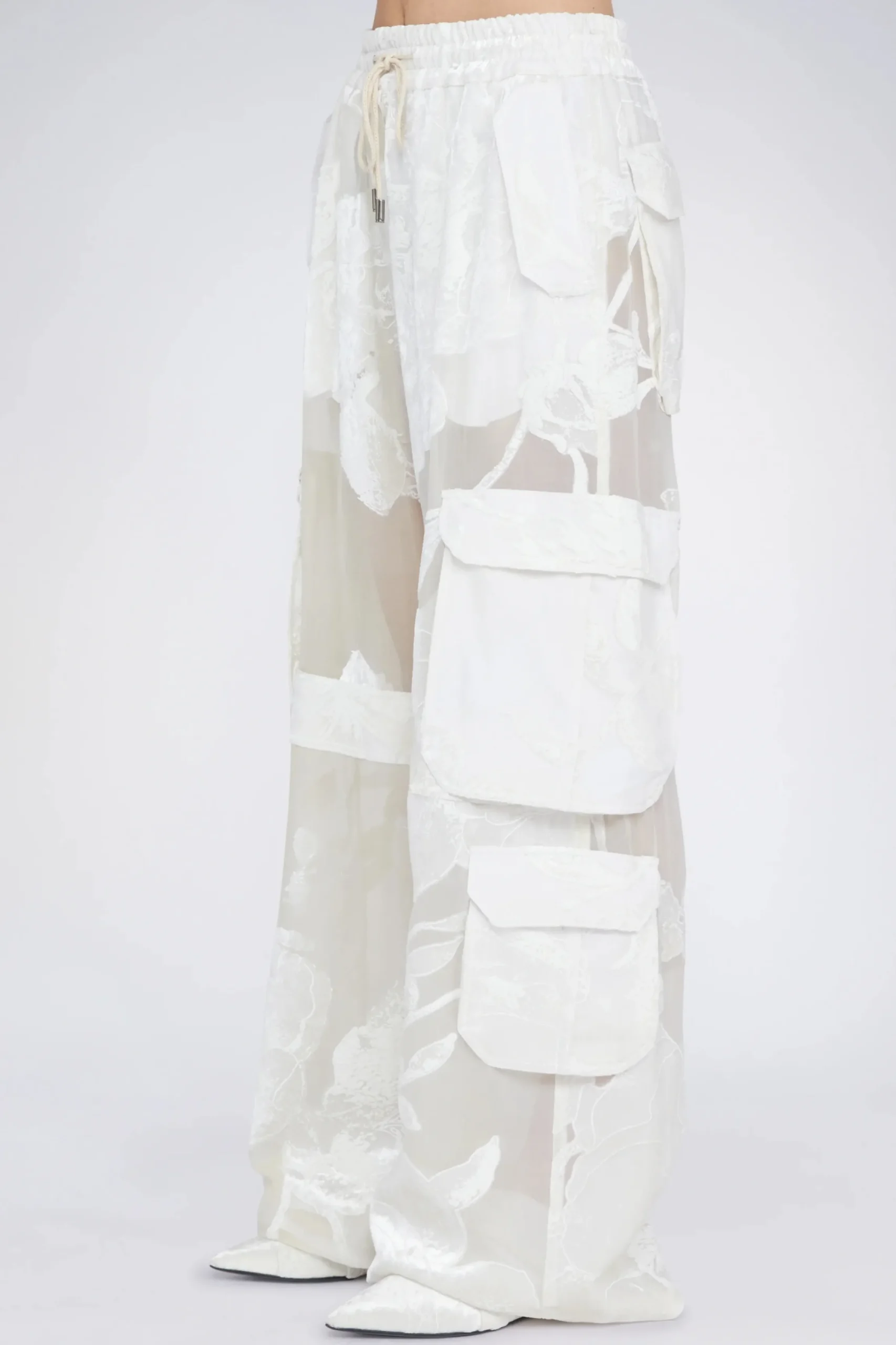 Fashion Bianca Donna Pantaloni