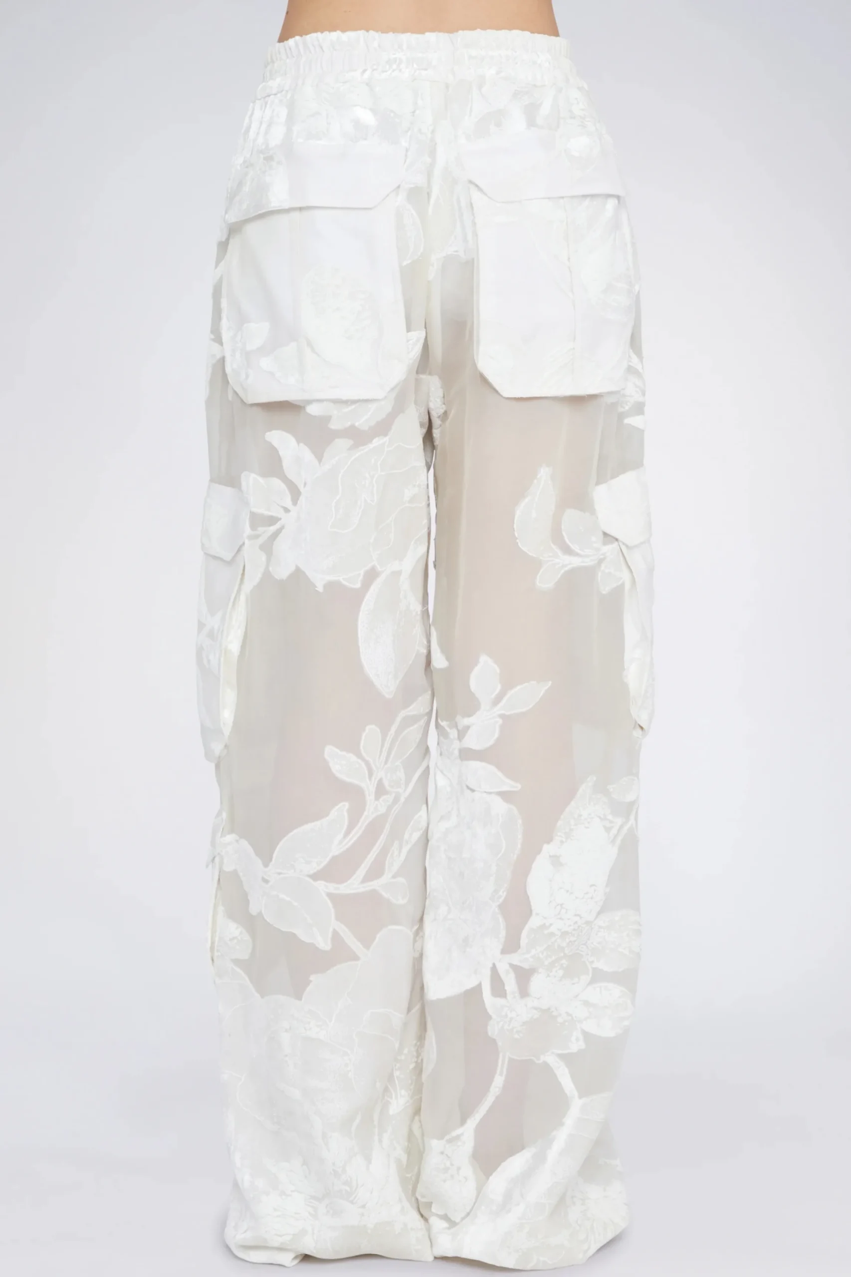 Fashion Bianca Donna Pantaloni