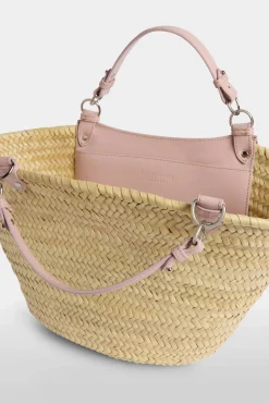Outlet Borsa di Paglia Grande Rosa Donna Borse