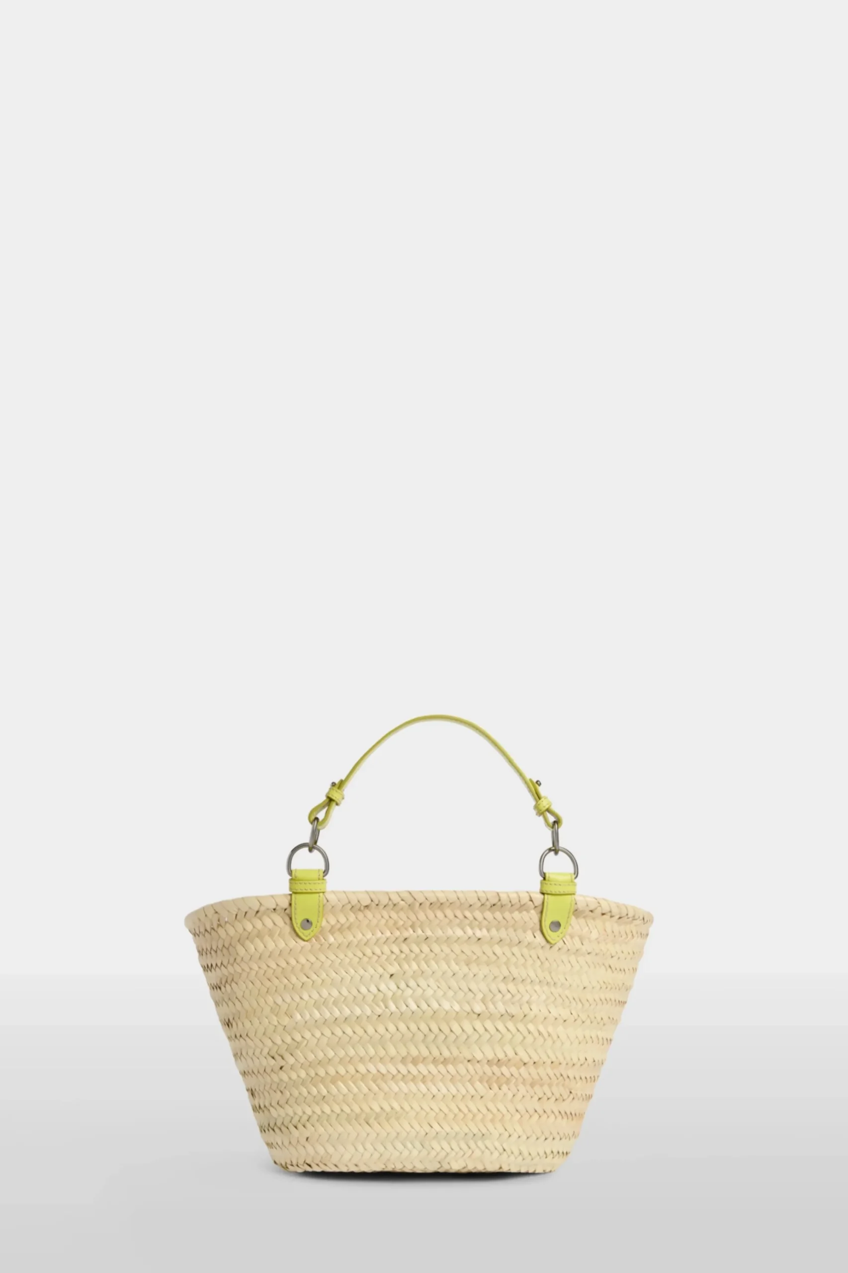 Best Borsa di Paglia Media Gialla Donna Borse