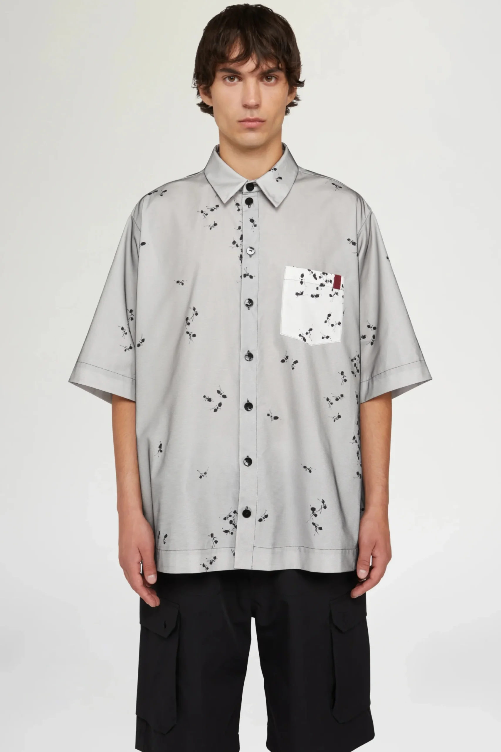 Sale Camicia con Stampa Formiche Uomo Uomo