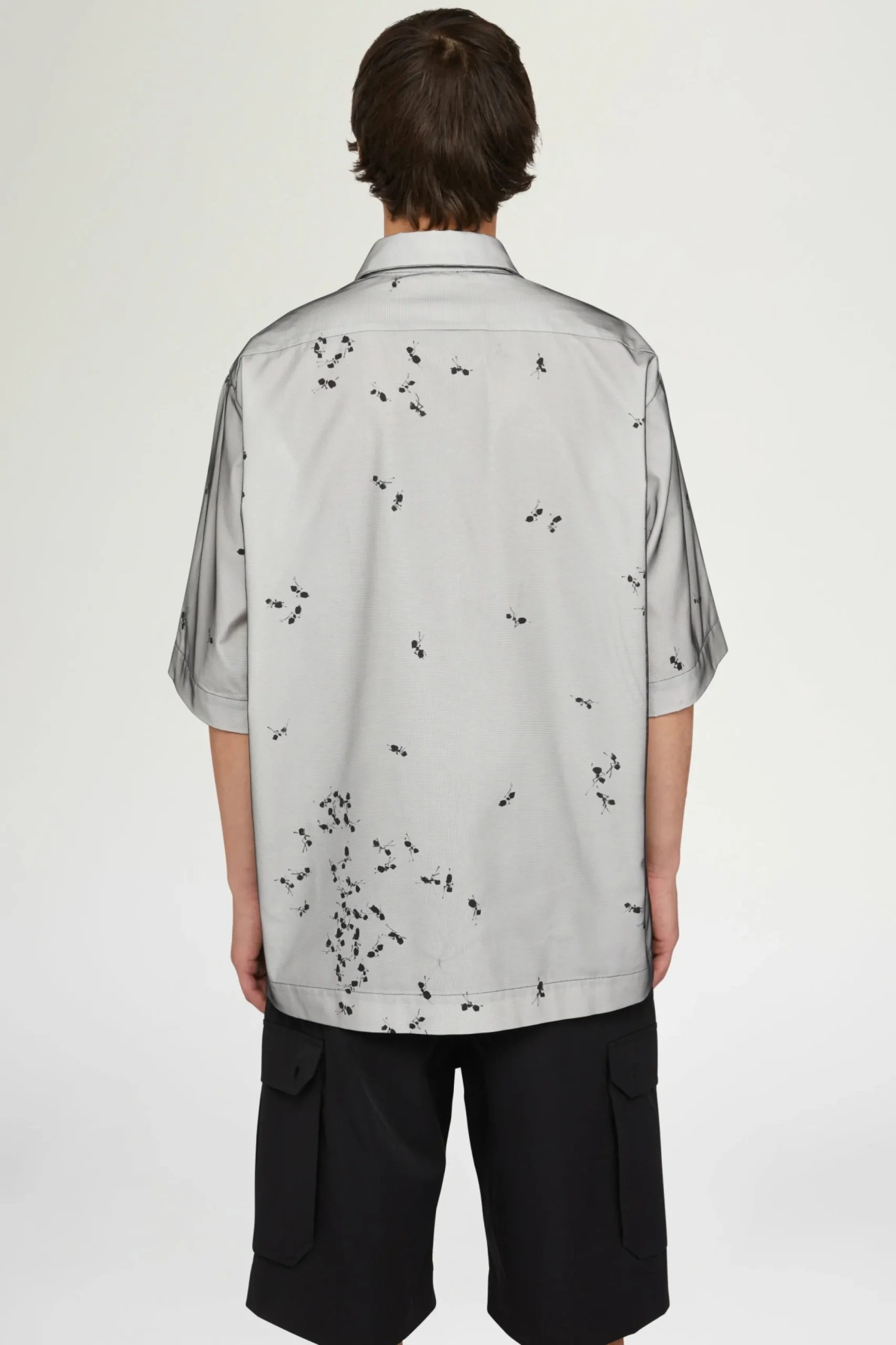 Sale Camicia con Stampa Formiche Uomo Uomo