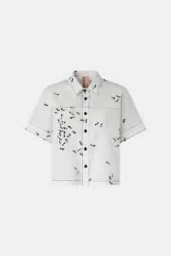Sale Camicia Corta Stampa Formiche Donna Camicie E Bluse