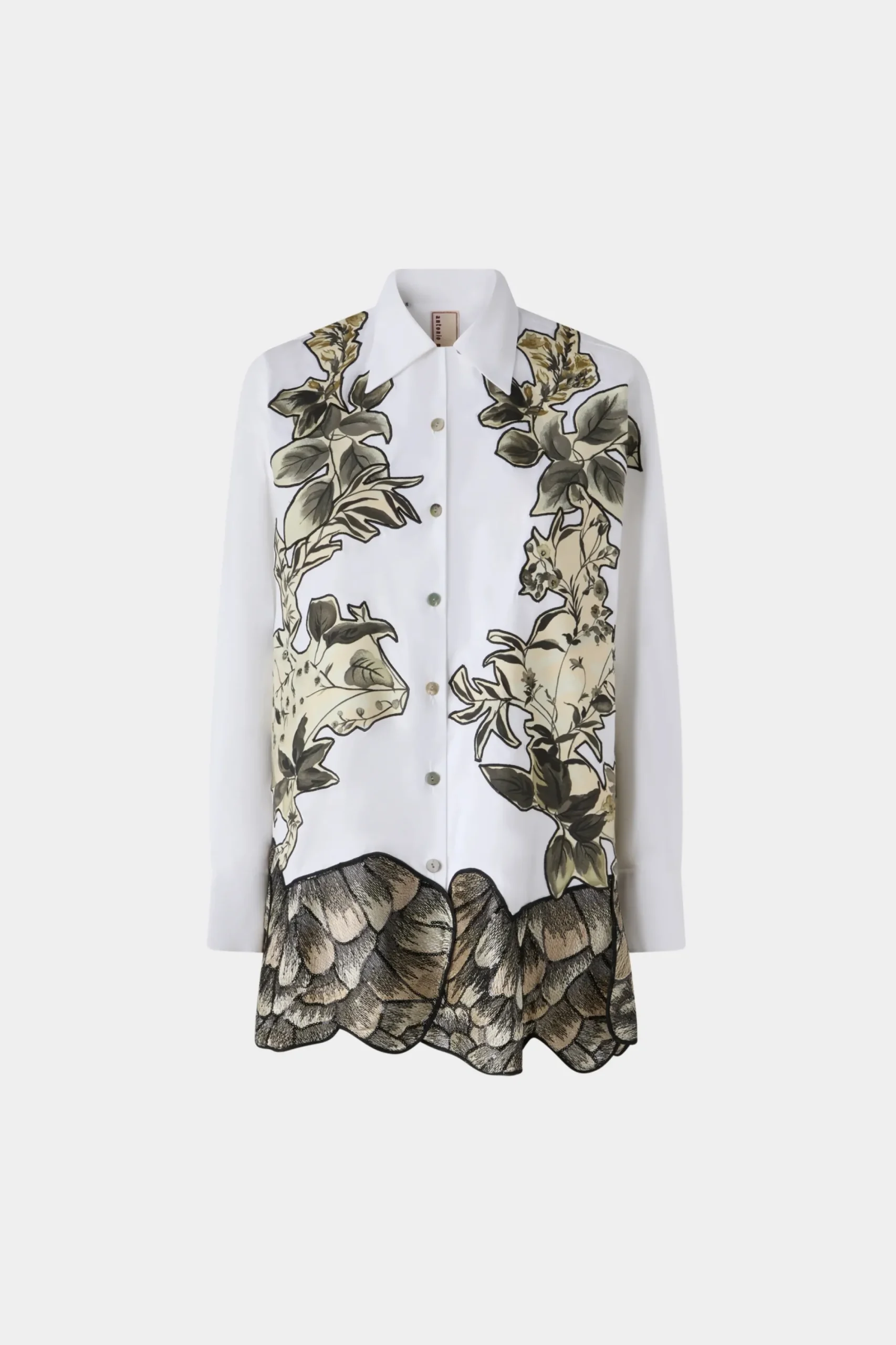 Online Camicia Stampa Tropicale e Animalier Donna Camicie E Bluse