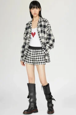 Clearance Canotta Cuore Spezzato Bianca Donna Magliette E Top|Uomo