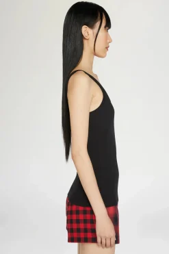 Clearance Canotta Cuore Spezzato Nera Donna Magliette E Top|Uomo