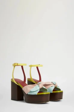 Sale Dana Multicolor con Fiocco Donna Scarpe