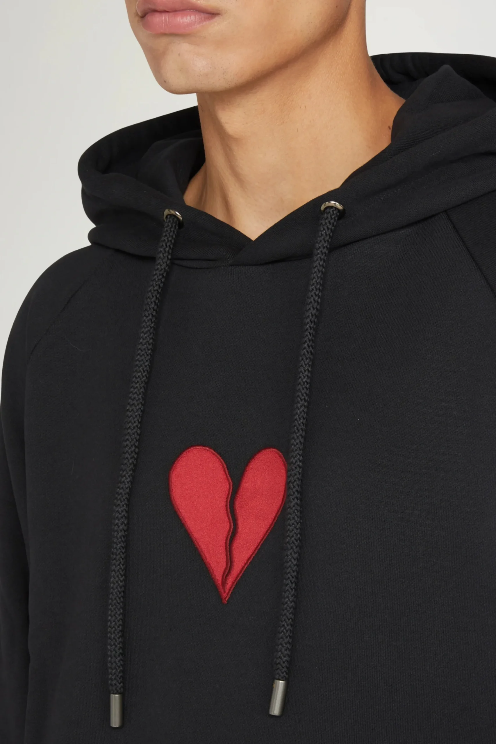 Discount Felpa con cappuccio cuore spezzato Donna Magliette E Top|Uomo