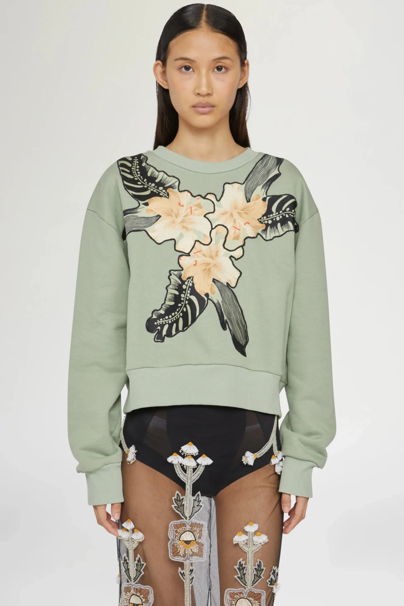 Hot Felpa Ibiscus Patchworks Donna Magliette E Top