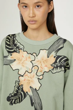 Hot Felpa Ibiscus Patchworks Donna Magliette E Top