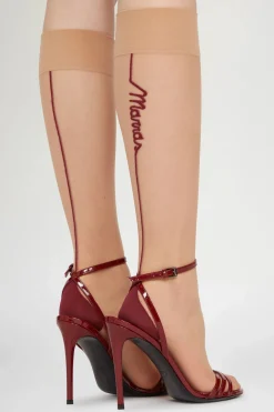 Best Gambaletti Nude e Bordeaux Donna Accessori Morbidi