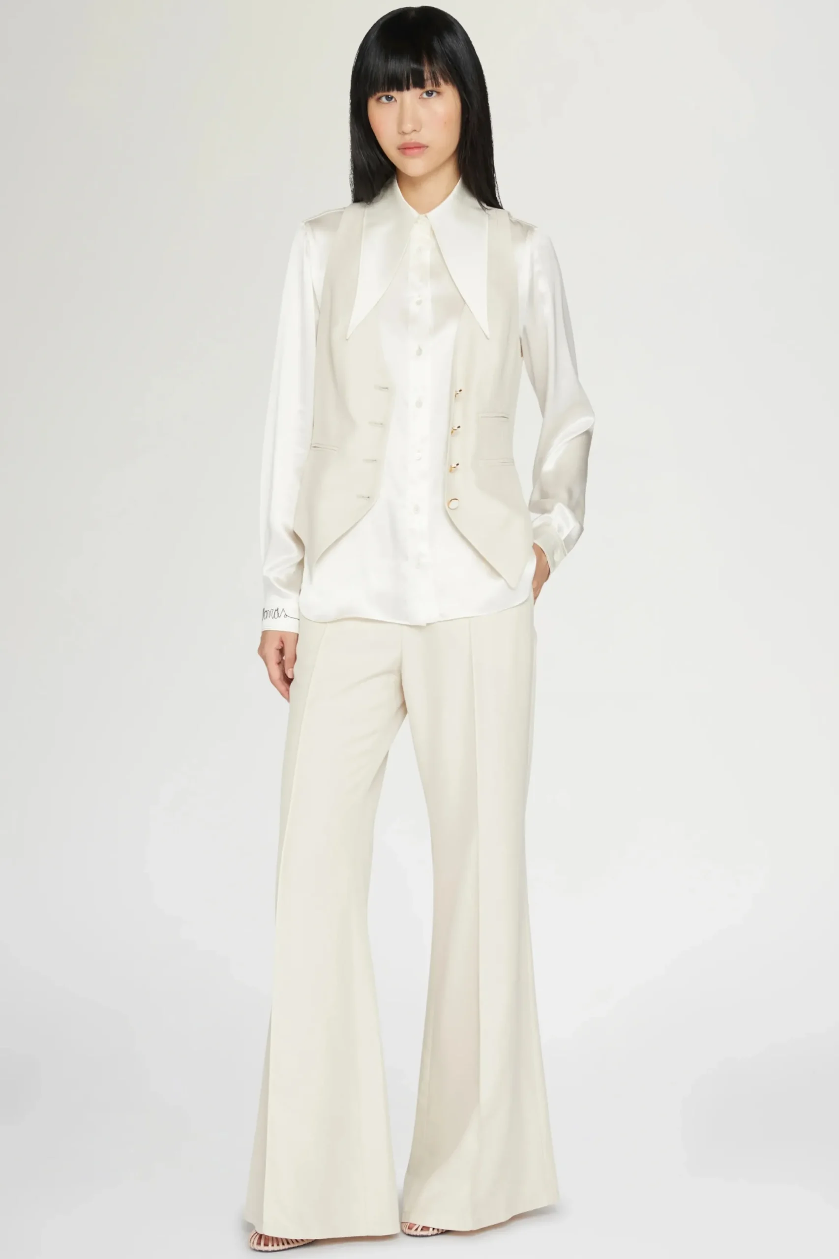New Genziana Ivory Donna Camicie E Bluse