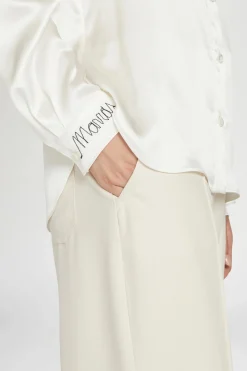 New Genziana Ivory Donna Camicie E Bluse