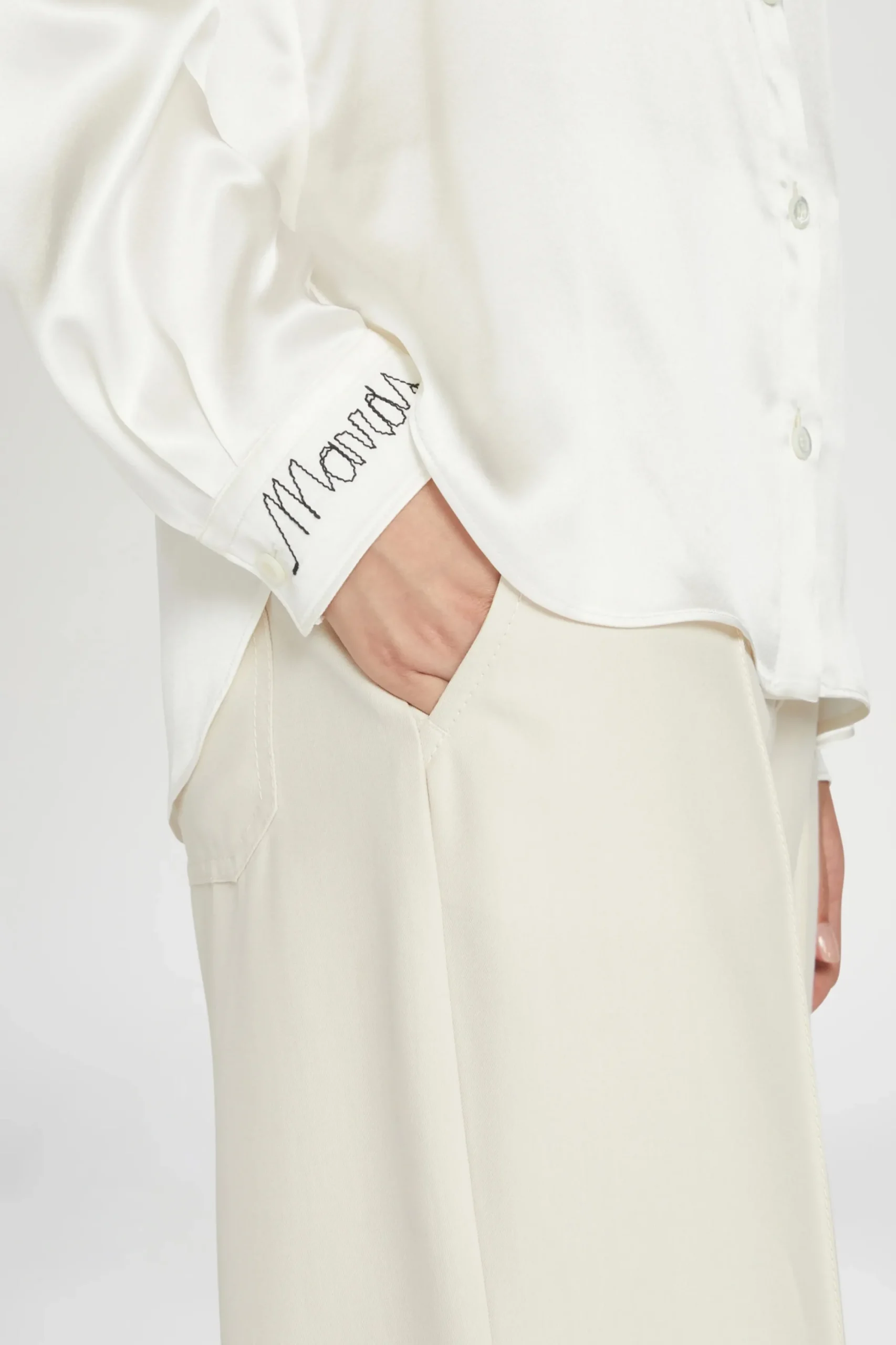 New Genziana Ivory Donna Camicie E Bluse