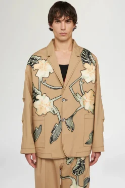 New Giacca Patchworks Ibiscus Uomo Uomo