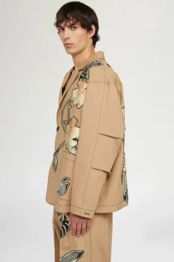 New Giacca Patchworks Ibiscus Uomo Uomo