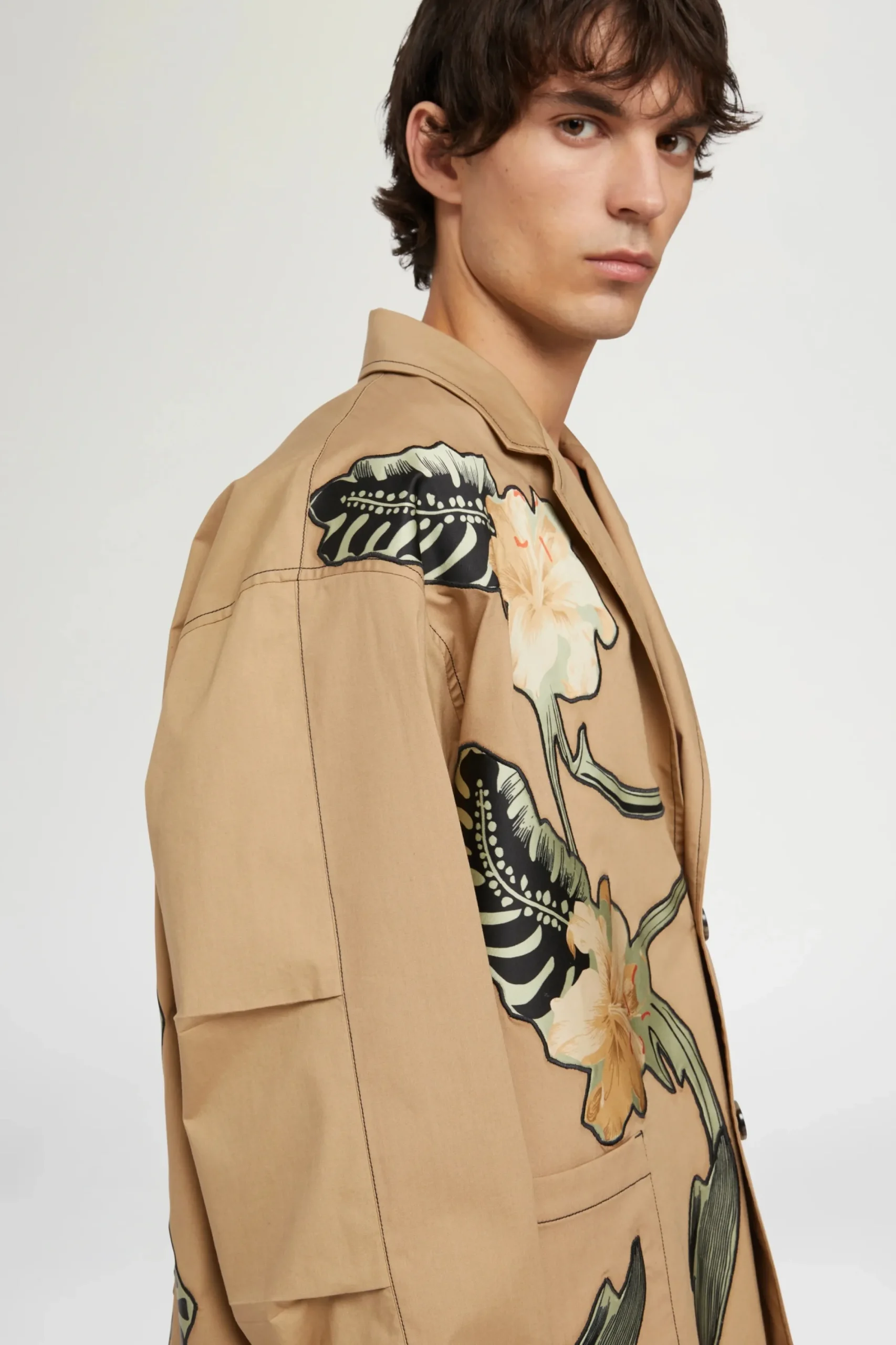 New Giacca Patchworks Ibiscus Uomo Uomo