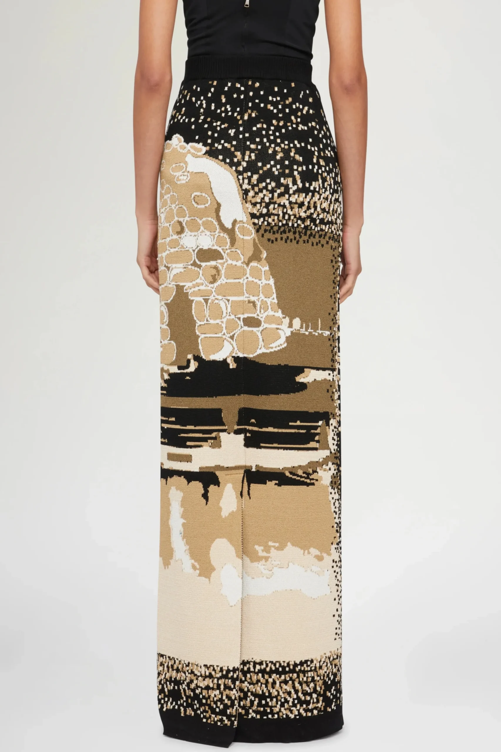 Clearance Gonna Lunga in Maglia Donna Maglieria|Gonne