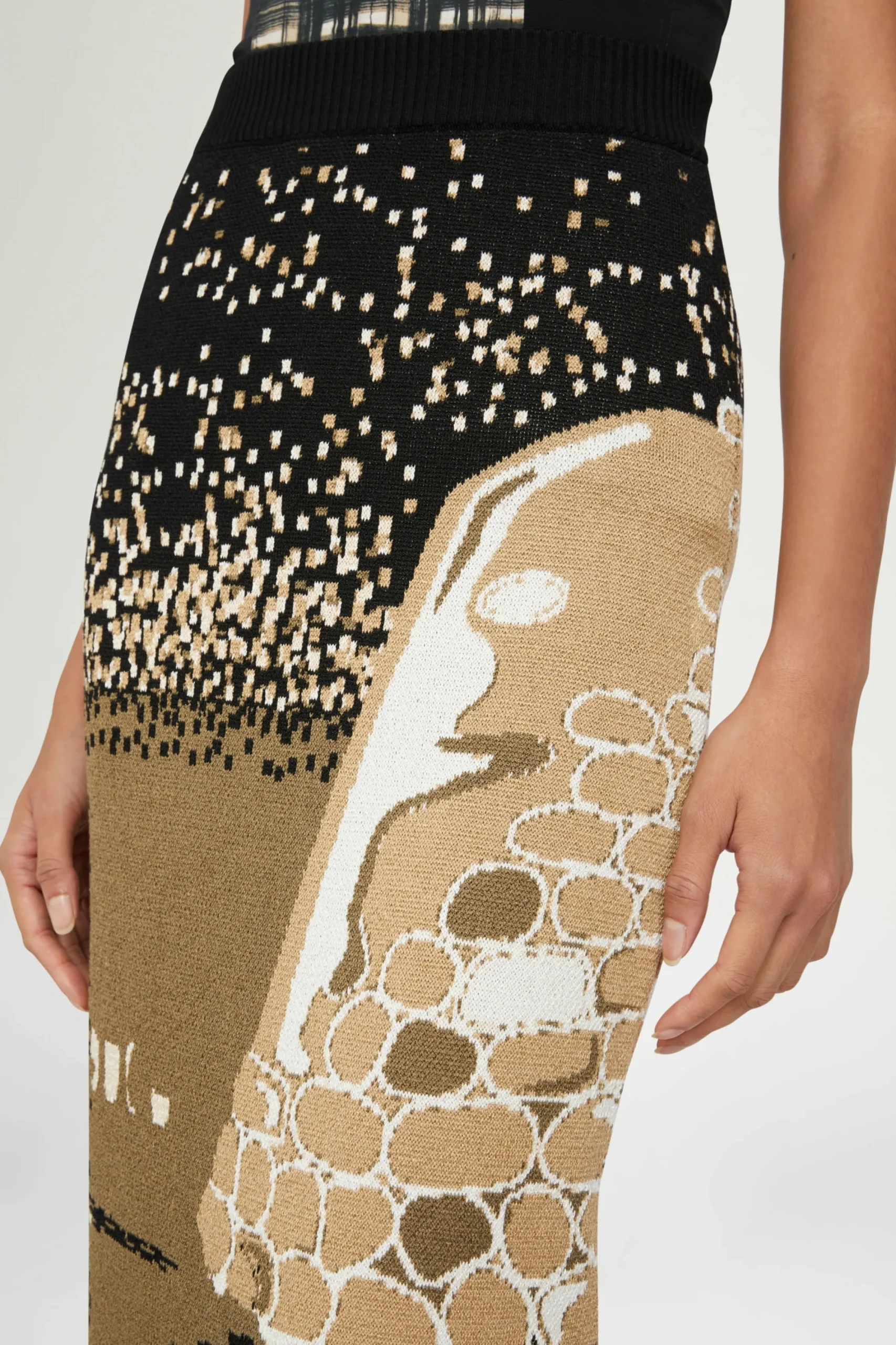 Clearance Gonna Lunga in Maglia Donna Maglieria|Gonne
