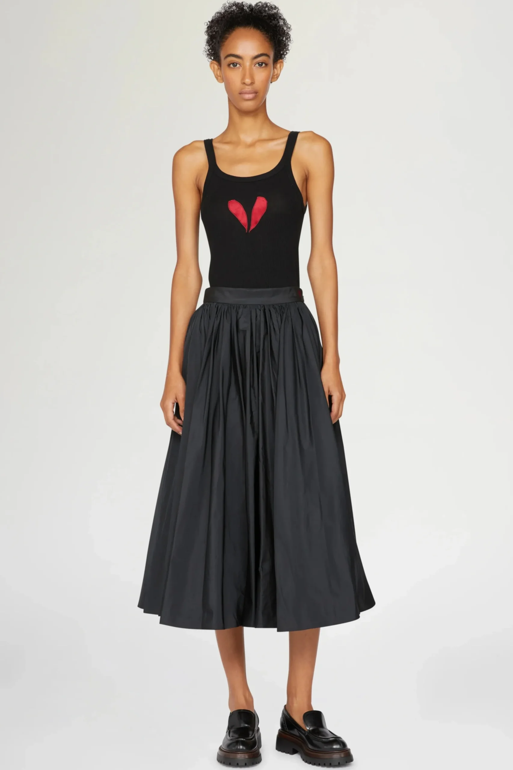 Sale Gonna Midi con Balze Donna Gonne