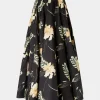 Outlet Gonna Midi Stampa Ibiscus Donna Gonne