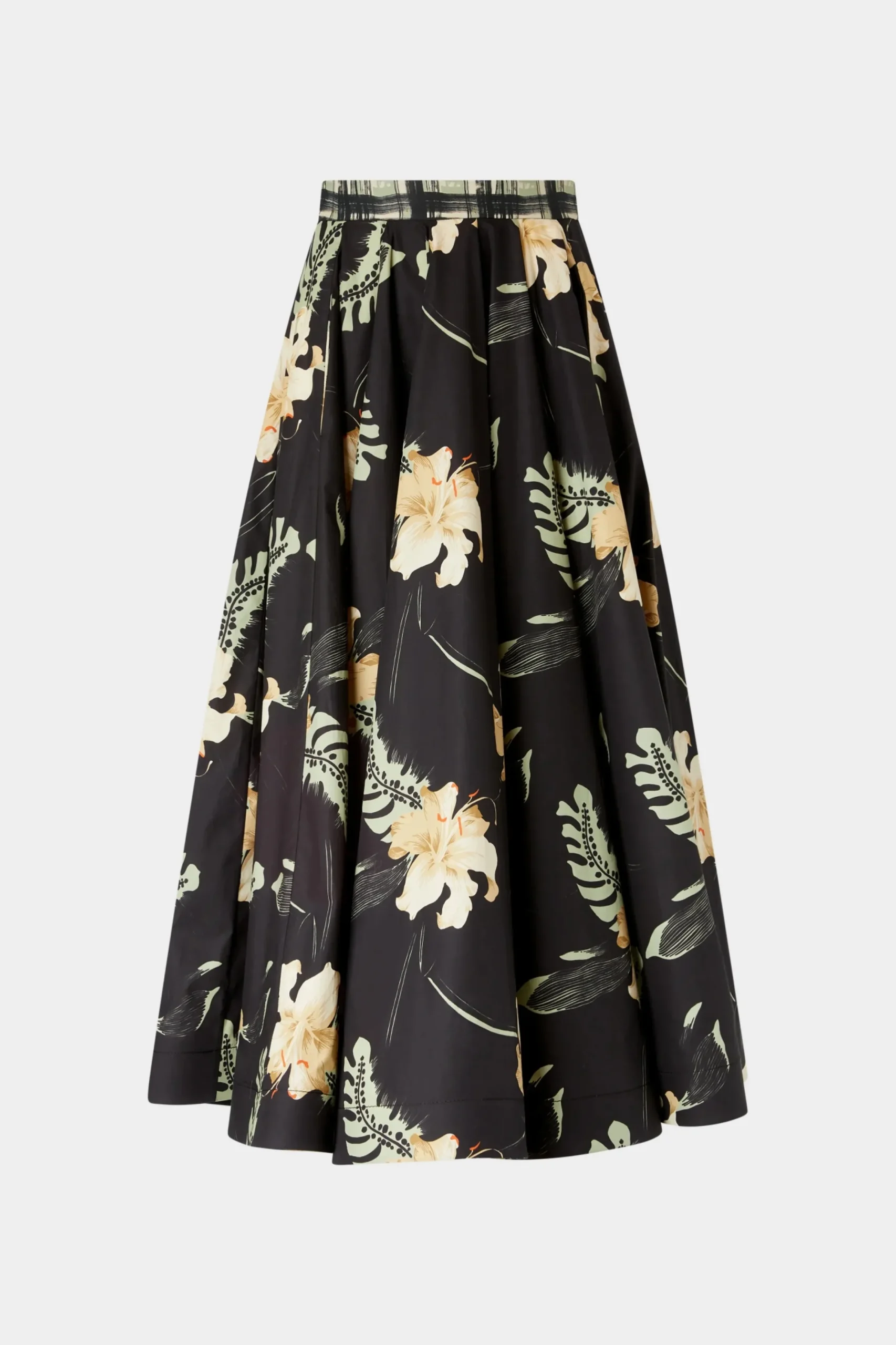 Outlet Gonna Midi Stampa Ibiscus Donna Gonne