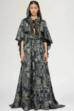 Outlet Maxi Abito Foresta Tropicale Donna Abiti