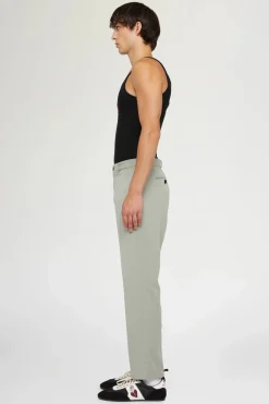 Best Pantaloni Dritti Verde Salvia Uomo Uomo