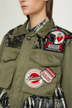 Outlet Parka Quadri Donna Giacche E Capispalla