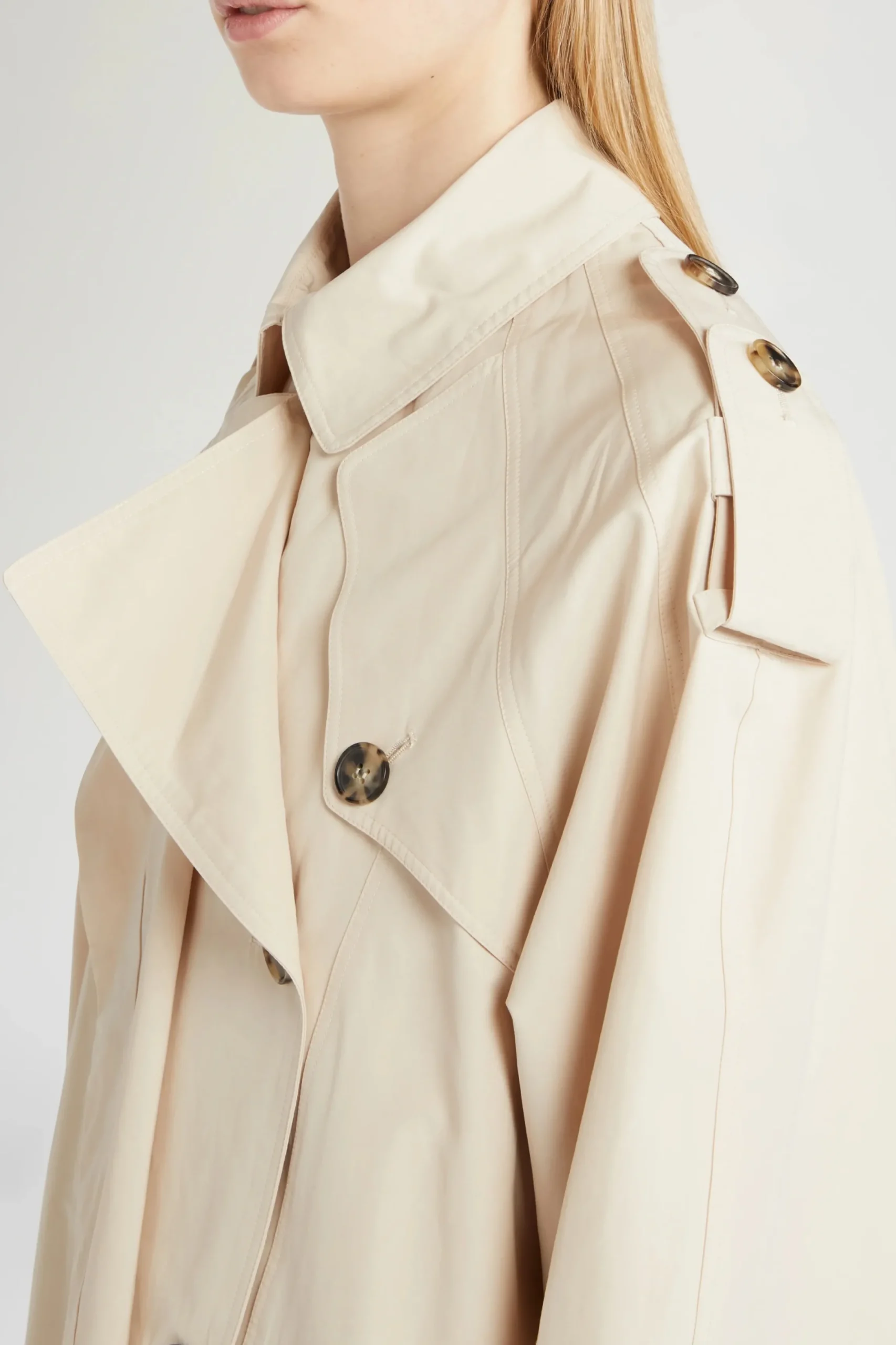 Fashion Trench Beige Donna Giacche E Capispalla