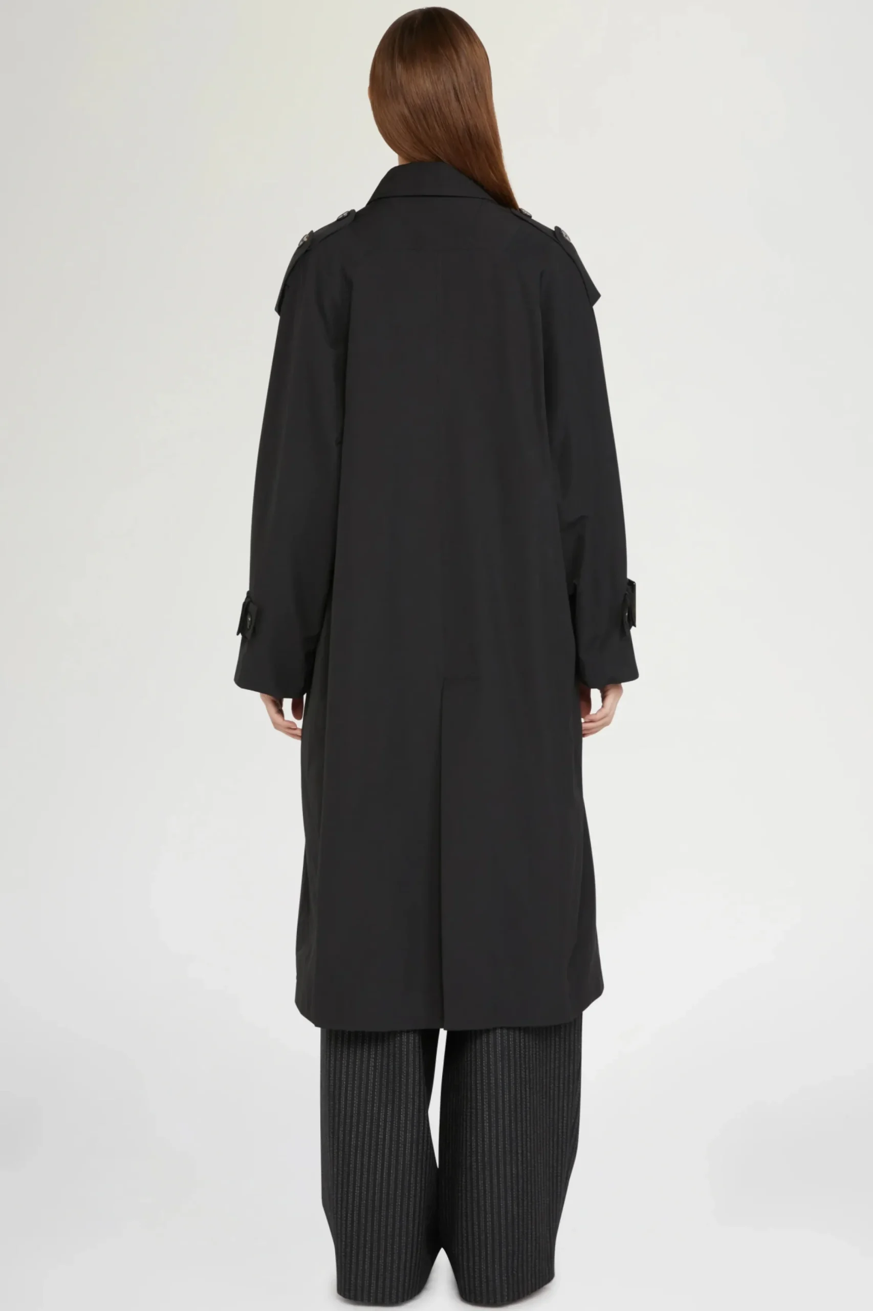 Online Trench Nero Donna Giacche E Capispalla