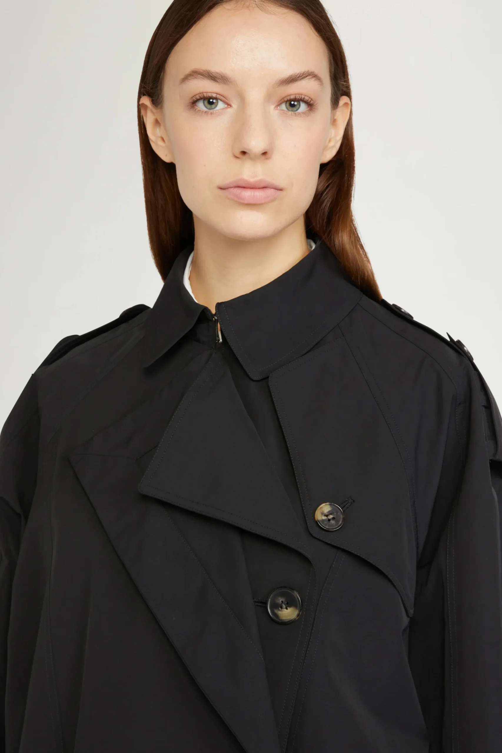 Online Trench Nero Donna Giacche E Capispalla