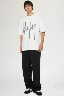 Clearance T-shirt Bianca Maicuntentu Uomo Uomo