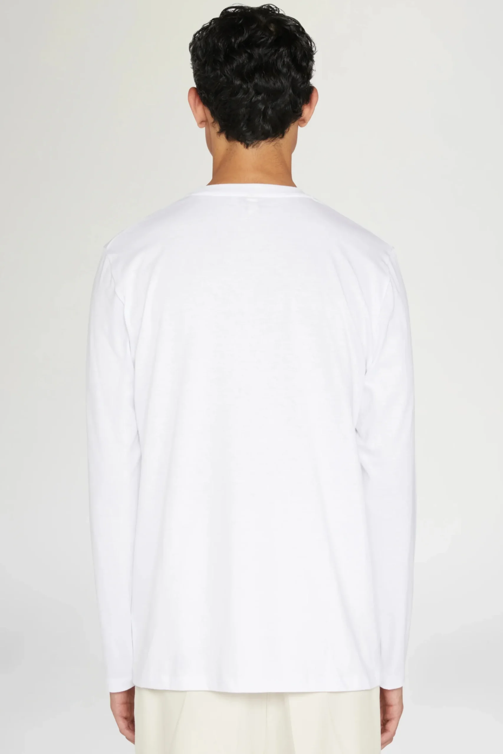 Clearance T-shirt Cuore Spezzato Lunga Bianca Uomo Uomo